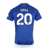 Patson Daka Signed Leicester City 2024/25 Home Shirt