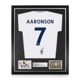 Brenden Aaronson Signed Framed 2022/23 Home Shirt