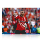 Carlton Morris Signed A4 Photo