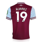 Edson Alvarez Signed West Ham 2024/25 Home Shirt