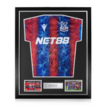 Crystal Palace F.C. Squad Signed Framed 2024/25 Home Shirt