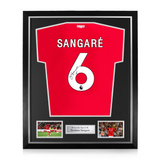 Ibrahim Sangare Signed Framed Nottingham Forest 2024/25 Home Shirt