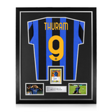 Marcus Thuram Signed Framed Trading Card Display Home 2026/27 Shirt