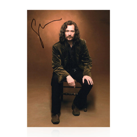 Gary Oldman Signed A4 Photo