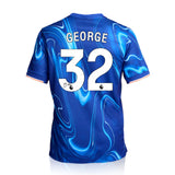 Tyrique George Signed Chelsea 2024/25 Home Shirt