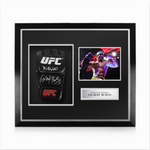 Gilbert Burns Signed UFC Glove w/ COA
