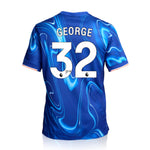 Tyrique George Signed Chelsea 2024/25 Home Shirt