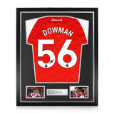 Max Dowman Signed Framed 2025/26 Home Shirt