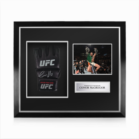 UFC – Conor McGregor Signed & Framed Glove – Ultimate Fighting Championship avec COA - Canada UFC – Conor McGregor Signed & Framed Glove – Ultimate Fighting Championship avec COA - Canada
