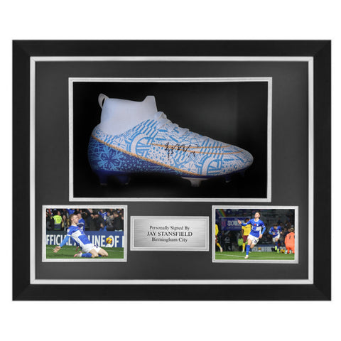 Jay Stansfield Signed Framed Nike Football Boot