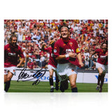 Francesco Totti Signed A4 Photo