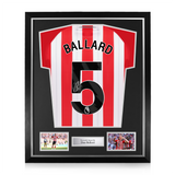 Dan Ballard Signed Framed Sunderland A.F.C. 2025/26 Home Shirt
