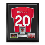 Diogo Jota Signed Framed Display w/ Liverpool 2024/25 Home Shirt