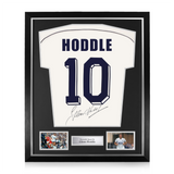 Glenn Hoddle Signed Framed Tottenham Hotspur Home Shirt
