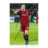 Robert Lewandowski Signed 12x8 Photo