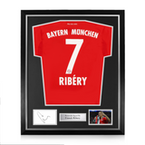 Franck Ribery Signed Framed Display w/ Bayern Munich Home Shirt