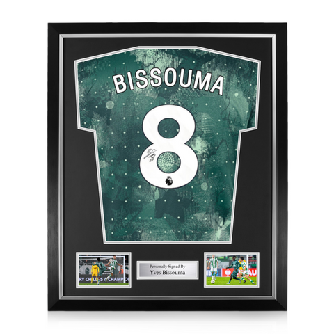 Yves Bissouma Signed Framed Tottenham Hotspur 2024/25 Third Shirt