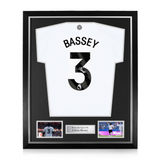 Calvin Bassey Signed Framed Fulham 2024/25 Home Shirt