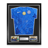 Chelsea FC Squad Signed Framed 2025/26 Home Shirt