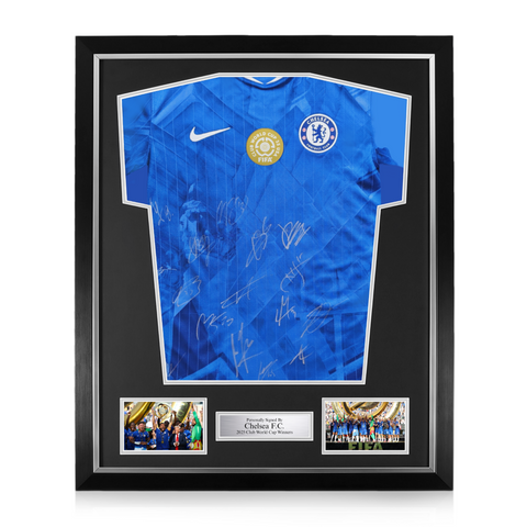 Chelsea FC Squad Signed Framed 2025/26 Home Shirt