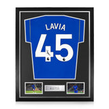Romeo Lavia Signed Framed 2026/27 Home Shirt