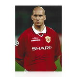 Jaap Stam Signed A4 Photo