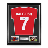 Kenny Dalglish Signed Framed Home Shirt