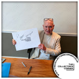 Paul Gascoigne Signed Framed 1991 Home Shirt w/ Gazza Inscription