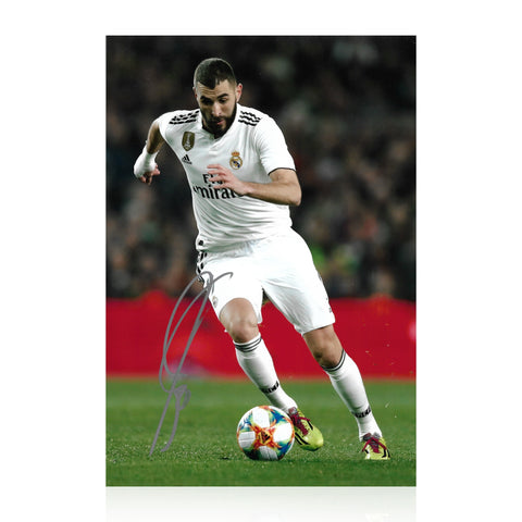 Karim Benzema Signed 12x8 Photo