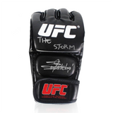 Ateba Gautier Signed UFC Glove w/ "The Storm" Inscription