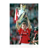 Bryan Robson Signed A4 Photo