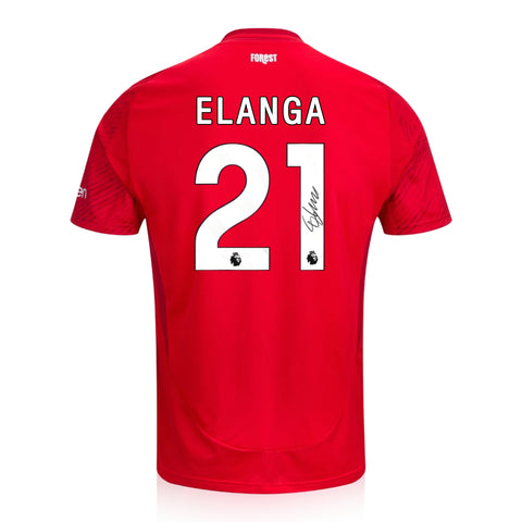 Anthony Elanga Signed Nottingham Forest 2024/25 Home Shirt