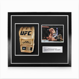 Alexander Volkov Signed Framed UFC Gold Glove w/ COA