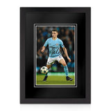 Phil Foden Signed 12x8 Photo - Rookie Autograph