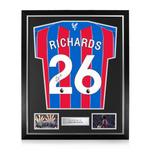 Chris Richards Signed Framed Crystal Palace 2025/26 Home Shirt