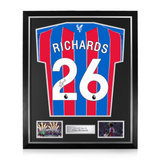 Chris Richards Signed Framed Crystal Palace 2025/26 Home Shirt