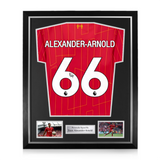 Trent Alexander-Arnold Signed Framed Liverpool 2024/25 Home Shirt