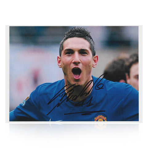 Federico Macheda Signed A4 Photo