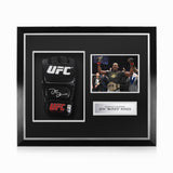 Jon Jones Signed Framed UFC Glove w/ Beckett Authentication