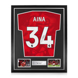 Ola Aina Signed Framed 2026/27 Home Shirt