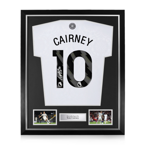 Tom Cairney Signed Framed Fulham 2025/26 Home Shirt