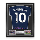 James Maddison Signed Framed 2026/27 Away Shirt