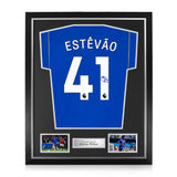 Estêvão Willian Signed Framed 2026/27 Home Shirt