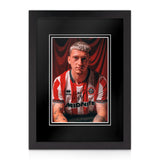 Louie Barry Signed A4 Photo