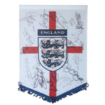 England National Men's Euro 2004 Team Signed Original Pennant