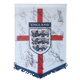 England National Men's Euro 2004 Team Signed Original Pennant