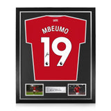Bryan Mbeumo Signed Framed 2026/27 Home Shirt
