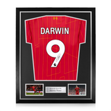 Darwin Nunez Signed Framed Liverpool 2024/25 Home Shirt