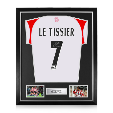 Matt Le Tissier Signed Framed Southampton FC 2025/26 Home Shirt