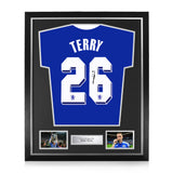 John Terry Signed Framed 2011/12 Home Shirt